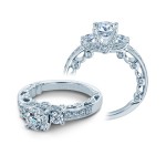 Verragio Diamond Engagement Ring with Pave Detail
