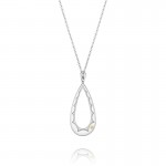 Tacori City Lights After Dark Silver Teardrop Pendant