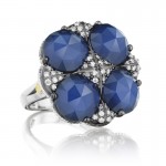 Tacori City Lights Bold Lotus Four Gem Pave Ring
