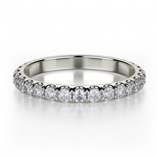 MICHAEL M Platinum Wedding Band R320B-PT