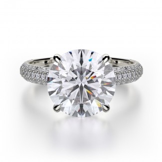 MICHAEL M Platinum Engagement Ring R707-3-PT