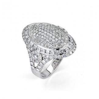 MICHAEL M 18k White Gold Fashion Ring F126-18W