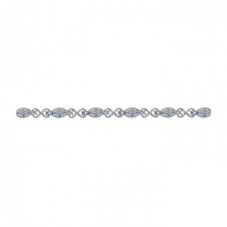 14k White Gold Diamond Tennis Bracelet