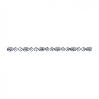 14k White Gold Diamond Tennis Bracelet