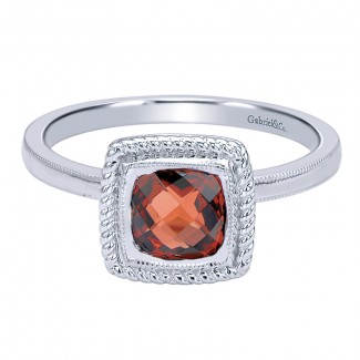 Ladies' Ring 14k White Gold Stackable
