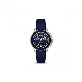 Cape Chrono Navy Two Tone Watch