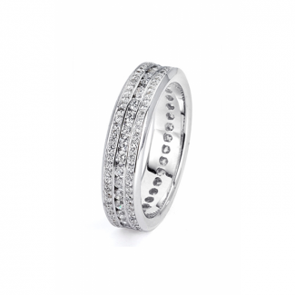 MICHAEL M Platinum Wedding Band R323B
