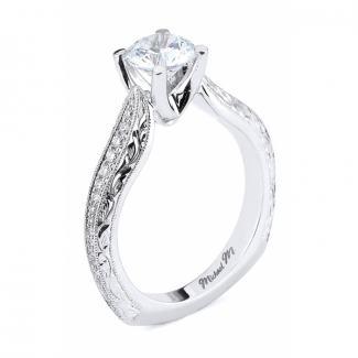 MICHAEL M Platinum Engagement Ring R590