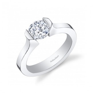 Gelin Abaci 14k White Gold Diamond Engagement Ring TR-257