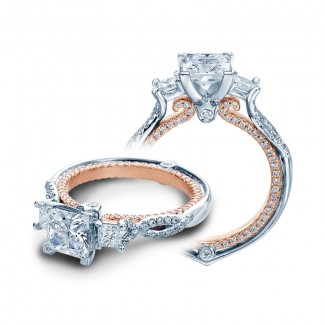 Verragio Three Stone Twist Engagement Ring