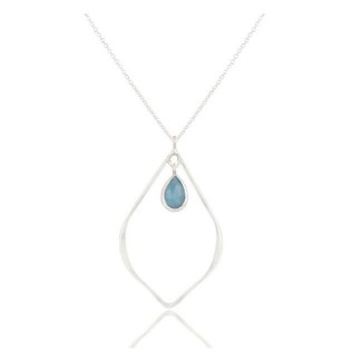 Lily Necklace In Reclaimed Sterling Silver