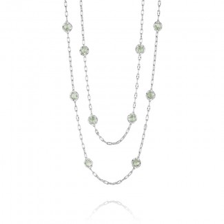 38" Candy Drop Necklace featuring Prasiolite Quartz
