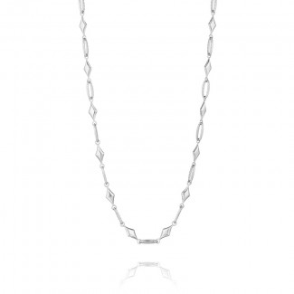 Tacori Classic Rock Petite Diamond Link Chain Necklace