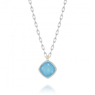 Gem Pendant featuring Neo-Turquoise