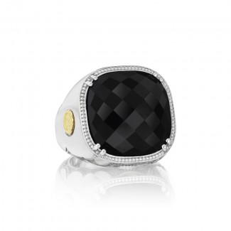 Tacori City Lights After Dark Cushion Cut Gem Ring