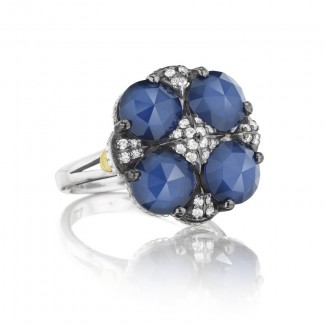 Tacori City Lights Lotus Four Gem Pave Ring