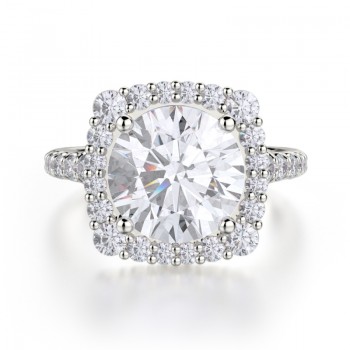 MICHAEL M Platinum Engagement Ring R698-2-PT