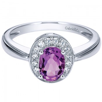 Ladies' Ring 14k White Gold Lusso Color Fashion