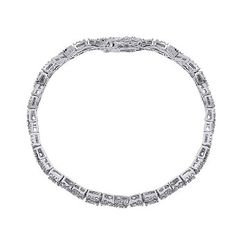 14k White Gold Diamond Tennis Bracelet