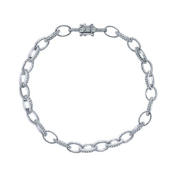 14k White Gold Diamond Tennis Bracelet