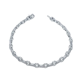 14k White Gold Diamond Tennis Bracelet