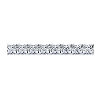 14k White Gold Diamond Tennis Bracelet