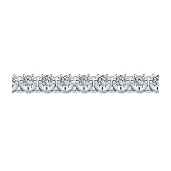 14k White Gold Diamond Tennis Bracelet