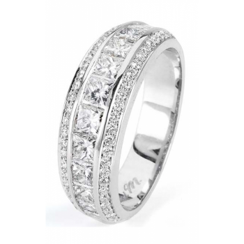 MICHAEL M Platinum Wedding Band R401B