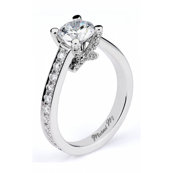 MICHAEL M Platinum Engagement Ring R541