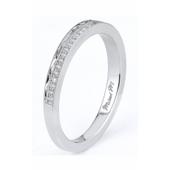MICHAEL M Platinum Wedding Band R568B