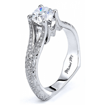 MICHAEL M Platinum Engagement Ring R592