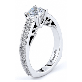MICHAEL M Platinum Engagement Ring R594