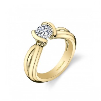 Gelin Abaci 14k White Gold Diamond Engagement Ring TR-263