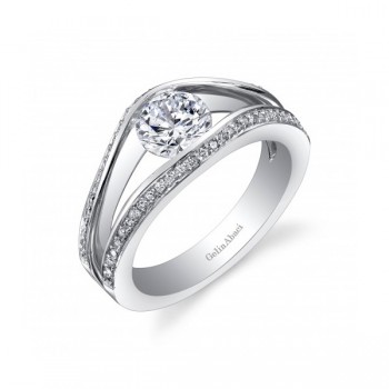 Gelin Abaci Tension Set Diamond Engagement Ring TR-277
