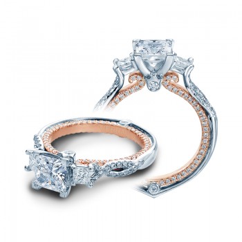 Verragio Three Stone Twist Engagement Ring