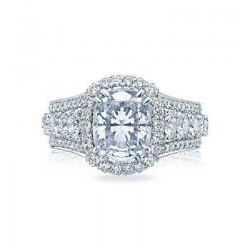 Tacori RoyalT Collection Grand Cushion Engagement Ring HT2613CU10X8