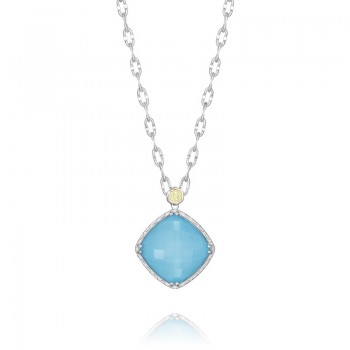 Bold Gem Pendant featuring Neo-Turquoise