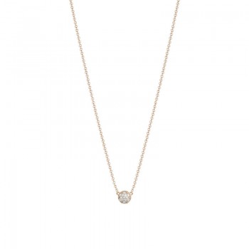 Petite Dew Drop Pendant featuring Pavé Diamonds SN195P